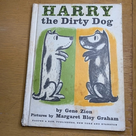 𝅺HARRY The Dirty Dog 1956 Children's Book By Gene Zion And Margaret Bloy Graham - Picture 1 of 10